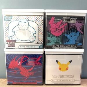 Pokémon Elite TCG Trainer Box Acrylic Case - Stackable Case - ETB Case WOTC